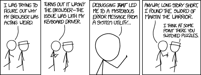 XKCD debugging