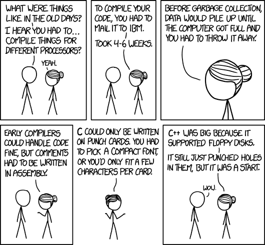 XKCD Old Days